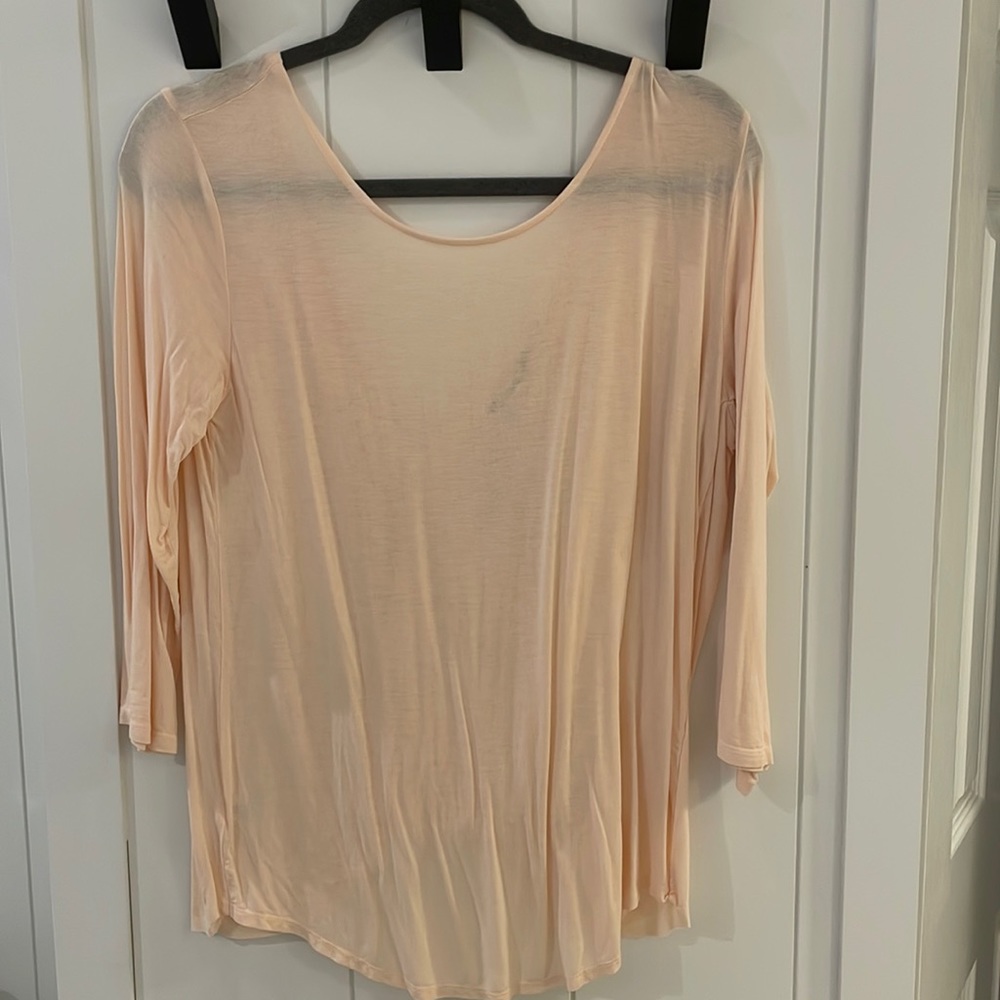 Michael Stars Pale Pink Top Sz OS